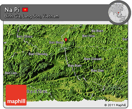 Satellite Panoramic Map of Na Pi