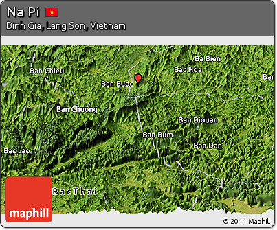 Satellite Panoramic Map of Na Pi