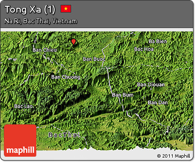 Satellite Panoramic Map of Tong Xa (1)