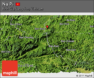 Satellite Panoramic Map of Na Pi