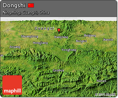 Satellite 3D Map of Dongshi