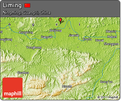 Physical Map of Liming