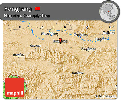 Political Map of Hongjiang