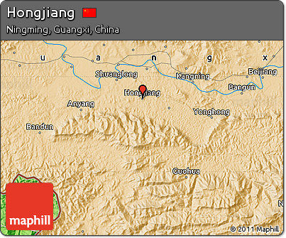 Political Map of Hongjiang