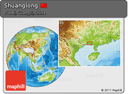 Physical Location Map of Shuanglong