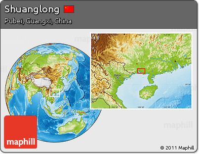 Physical Location Map of Shuanglong