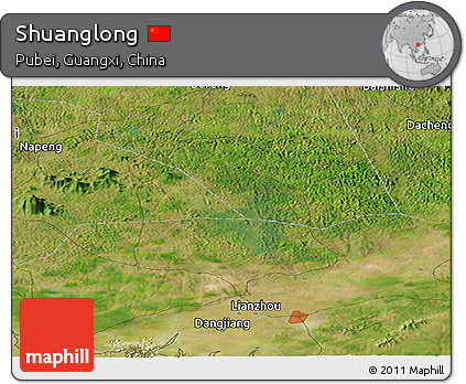 Satellite Panoramic Map of Shuanglong