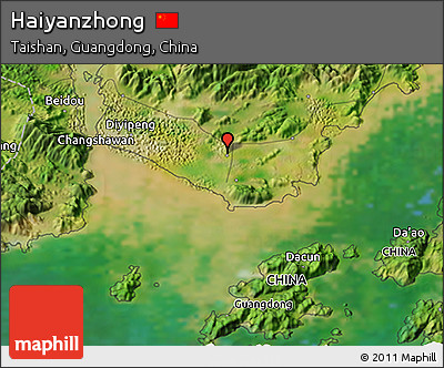 Satellite 3D Map of Haiyanzhong