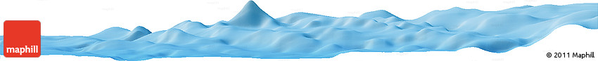 Shaded Relief Horizon Map of the Area around 21° 53' 23" N, 119° 55' 30" E