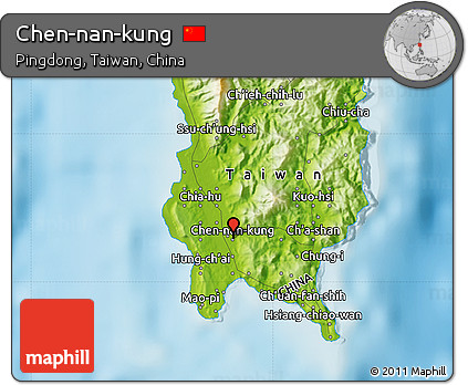 Physical Map of Chen-nan-kung