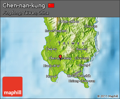 Physical Map of Chen-nan-kung
