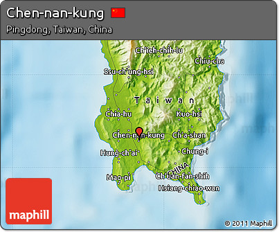 Physical Map of Chen-nan-kung