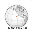 Outline Map of the Area around 21° 53' 23" N, 124° 52' 30" W, rectangular outline