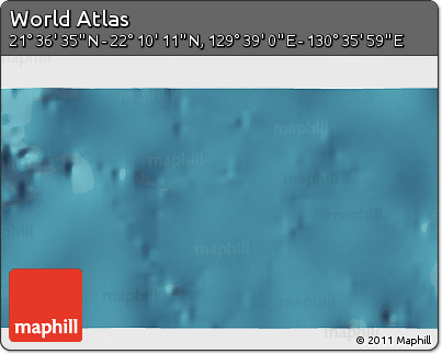 Satellite 3D Map of the Area around 21° 53' 23" N, 130° 7' 30" E