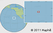 Savanna Style Location Map of the area around 21° 53' 23" N, 134° 13' 29" W