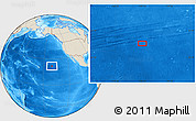 Shaded Relief Location Map of the area around 21° 53' 23" N, 140° 10' 30" W