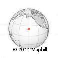 Outline Map of the Area around 21° 53' 23" N, 150° 22' 30" W, rectangular outline