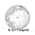 Outline Map of the Area around 21° 53' 23" N, 169° 13' 29" E, rectangular outline
