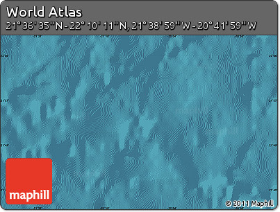 Satellite Map of the Area around 21° 53' 23" N, 21° 10' 29" W