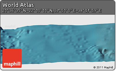 Satellite Panoramic Map of the Area around 21° 53' 23" N, 38° 19' 30" E