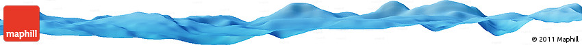 Shaded Relief Horizon Map of the Area around 21° 53' 23" N, 45° 49' 30" W Shaded Relief Horizon Map of the Area around 21° 53' 23" N, 45° 49' 30" W