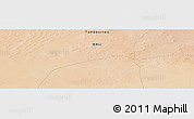 Satellite Panoramic Map of the area around 21° 53' 23" N, 4° 10' 30" W