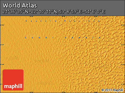 Political Map of the Area around 21° 53' 23" N, 53° 37' 30" E