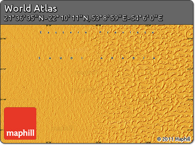 Political Map of the Area around 21° 53' 23" N, 53° 37' 30" E