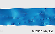Shaded Relief Panoramic Map of the area around 21° 53' 23" N, 55° 10' 29" W