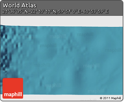 Satellite 3D Map of the Area around 21° 53' 23" N, 60° 25' 29" E