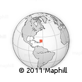 Outline Map of the Area around 21° 53' 23" N, 64° 31' 30" W, rectangular outline
