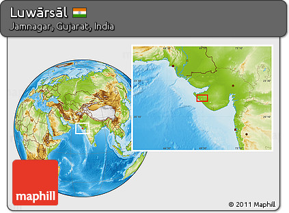 Physical Location Map of Luwārsāl