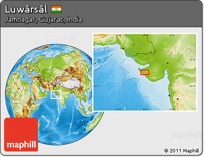 Physical Location Map of Luwārsāl