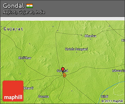 Physical 3D Map of Gondal