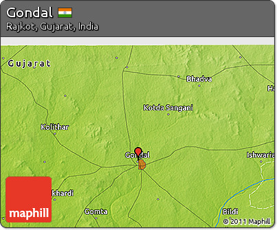 Physical 3D Map of Gondal