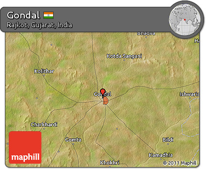 Satellite Map of Gondal