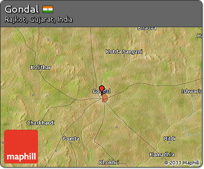 Satellite Map of Gondal