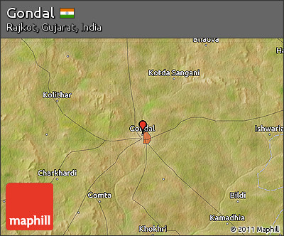 Satellite Map of Gondal