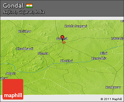 Physical Panoramic Map of Gondal