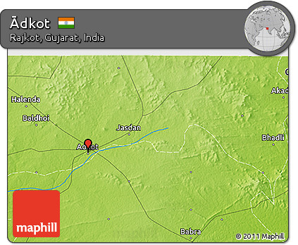 Physical 3D Map of Ādkot
