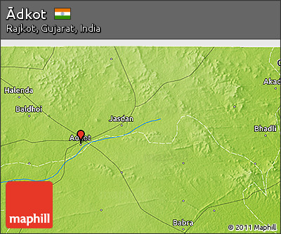 Physical 3D Map of Ādkot