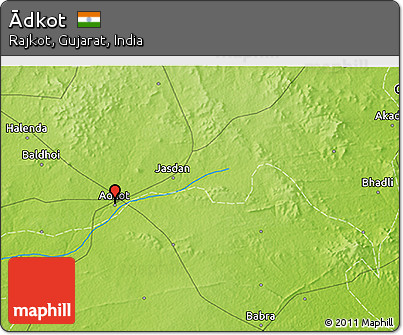 Physical 3D Map of Ādkot