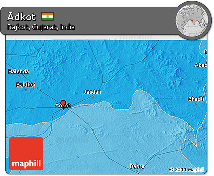 Political 3D Map of Ādkot