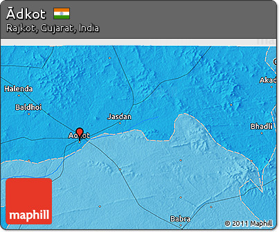 Political 3D Map of Ādkot