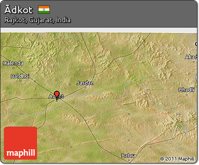 Satellite 3D Map of Ādkot