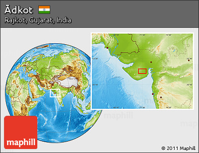 Physical Location Map of Ādkot