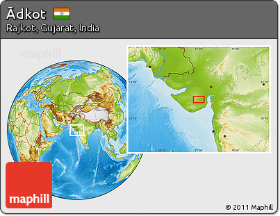 Physical Location Map of Ādkot