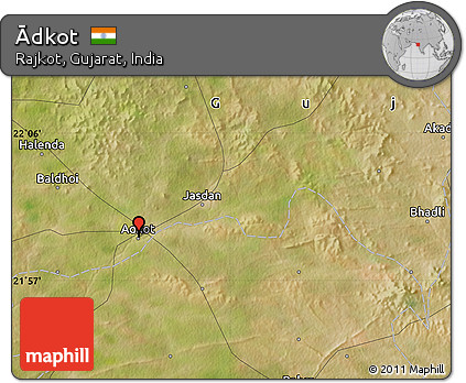 Satellite Map of Ādkot