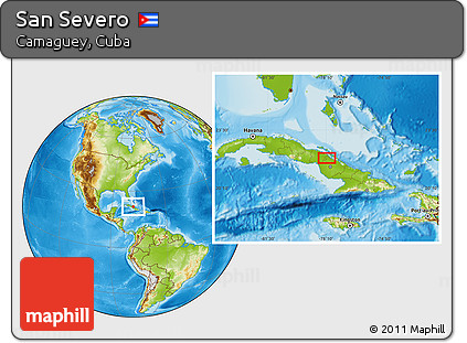 Physical Location Map of San Severo