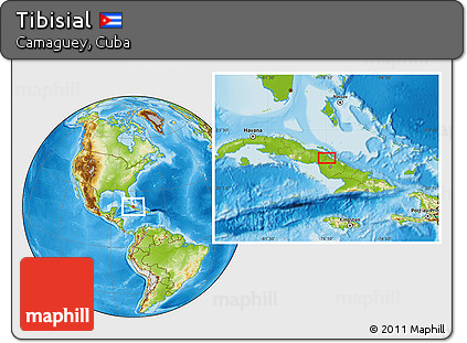 Physical Location Map of Tibisial